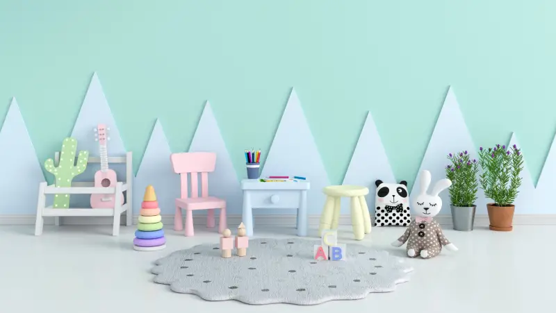View of The Best Non Toxic and VOC Free Paints for Nurseries. - Emily May Designs