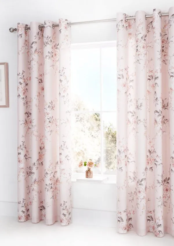 floral curtains