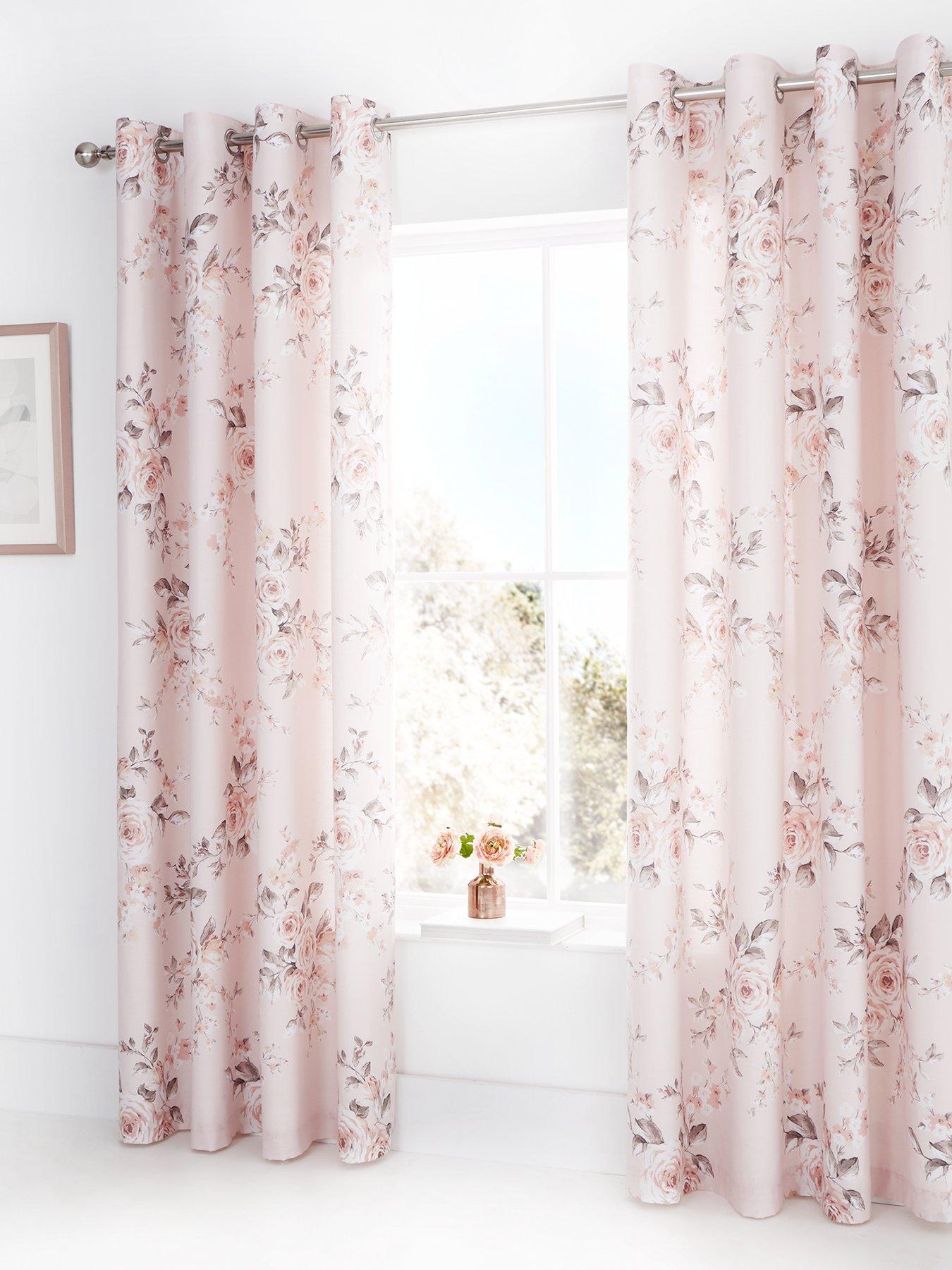 floral curtains