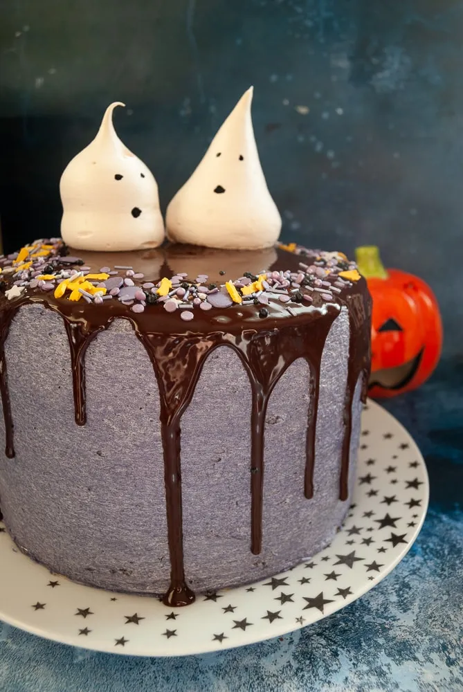 Halloween Chocolate Drip Cake