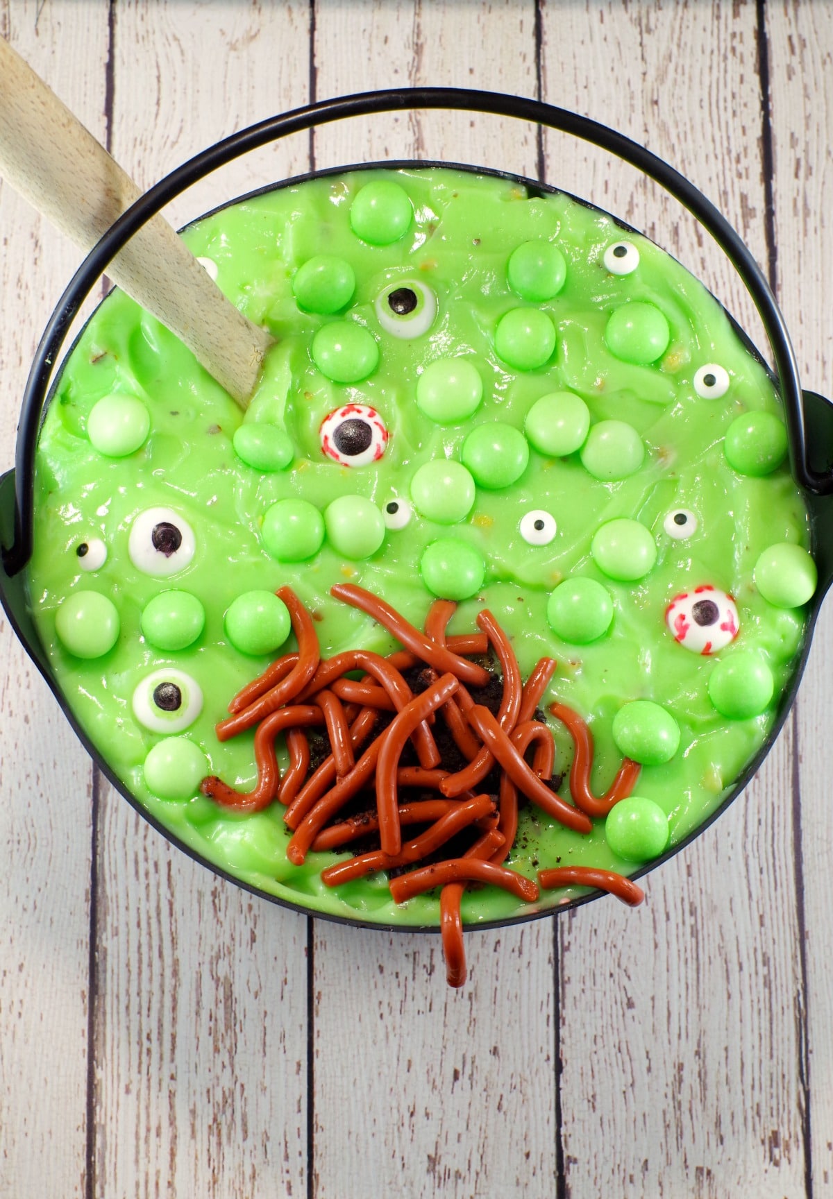 halloween green trifle