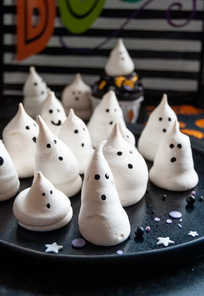 Meringue Ghosts Halloween Party Food Recipe