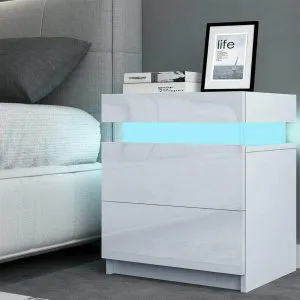 LED lights bedside table