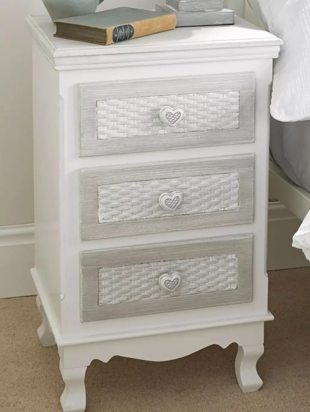 shabby chic bedside table