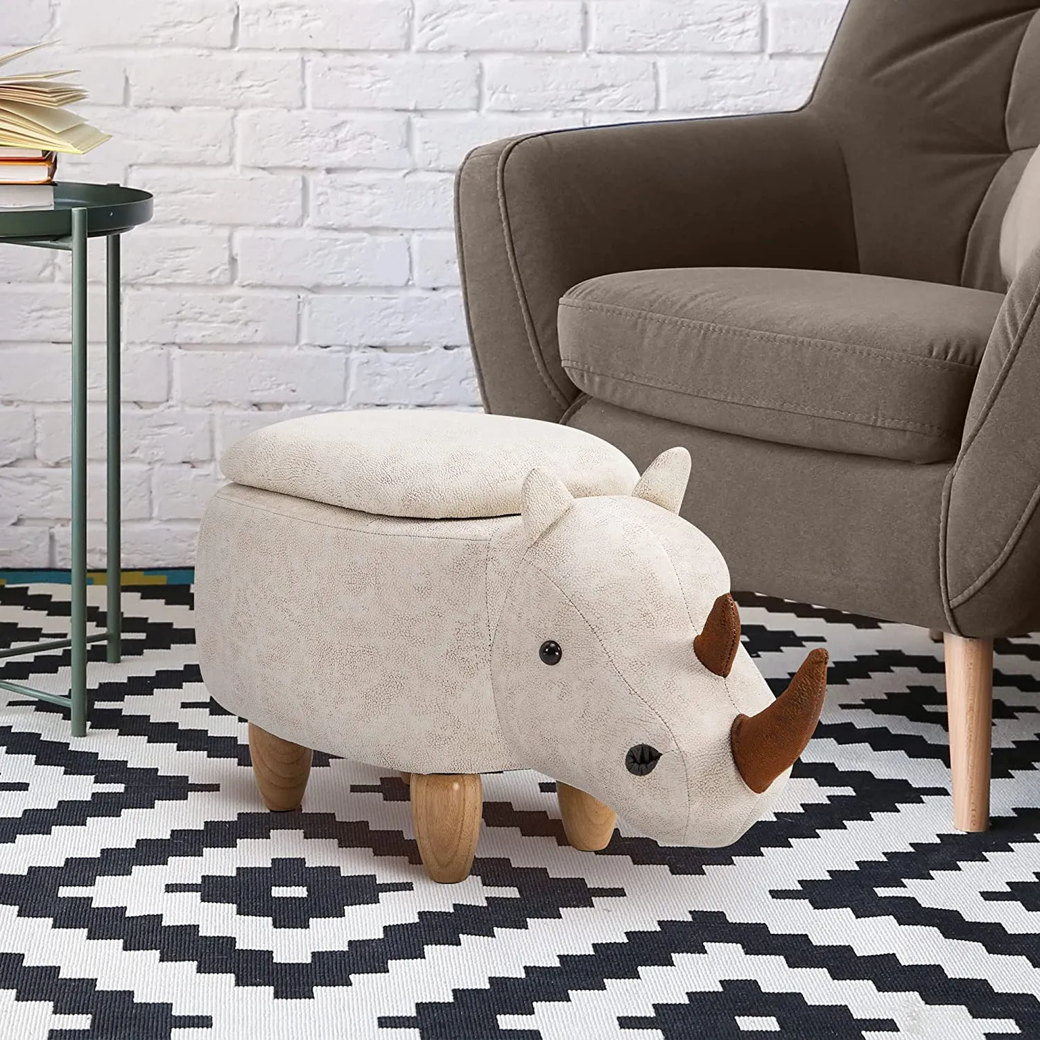 Quirky footstool