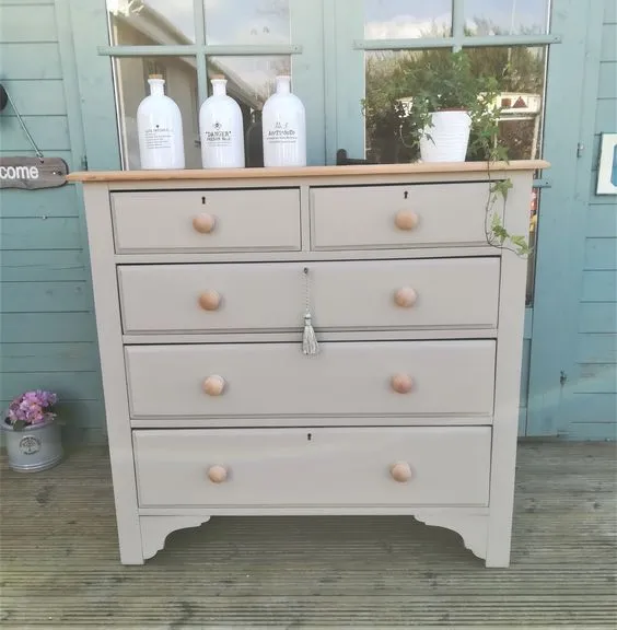 Frenchic Dresser Painted in Salt of The Earth