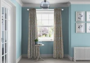 Curtains for sky blue walls