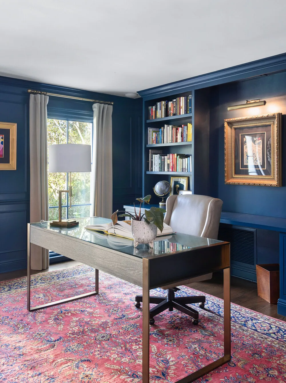 Dark Blue Office paint colour