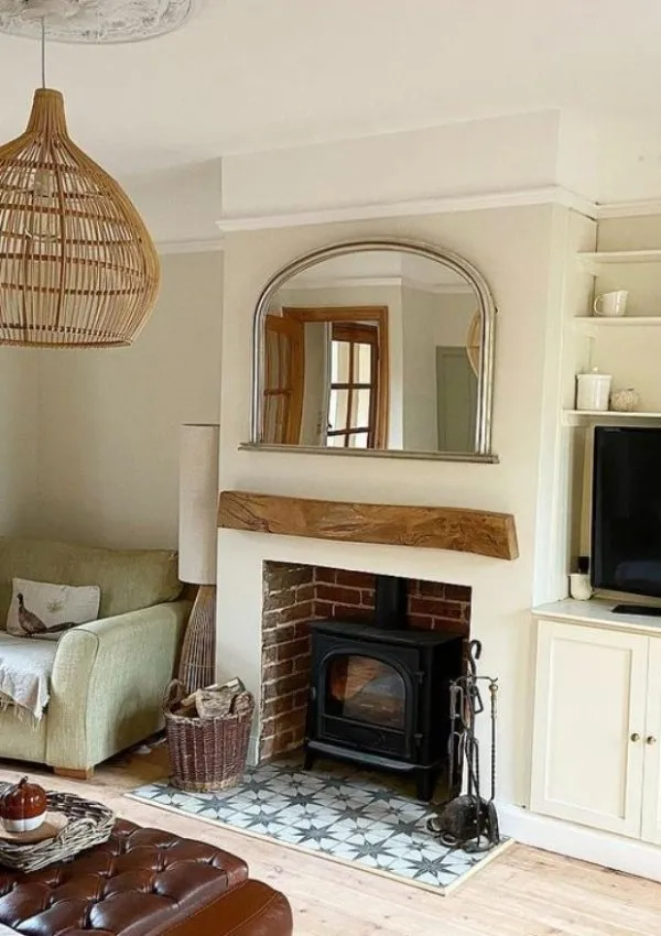 Farrow and Ball Slipper Satin Living Room