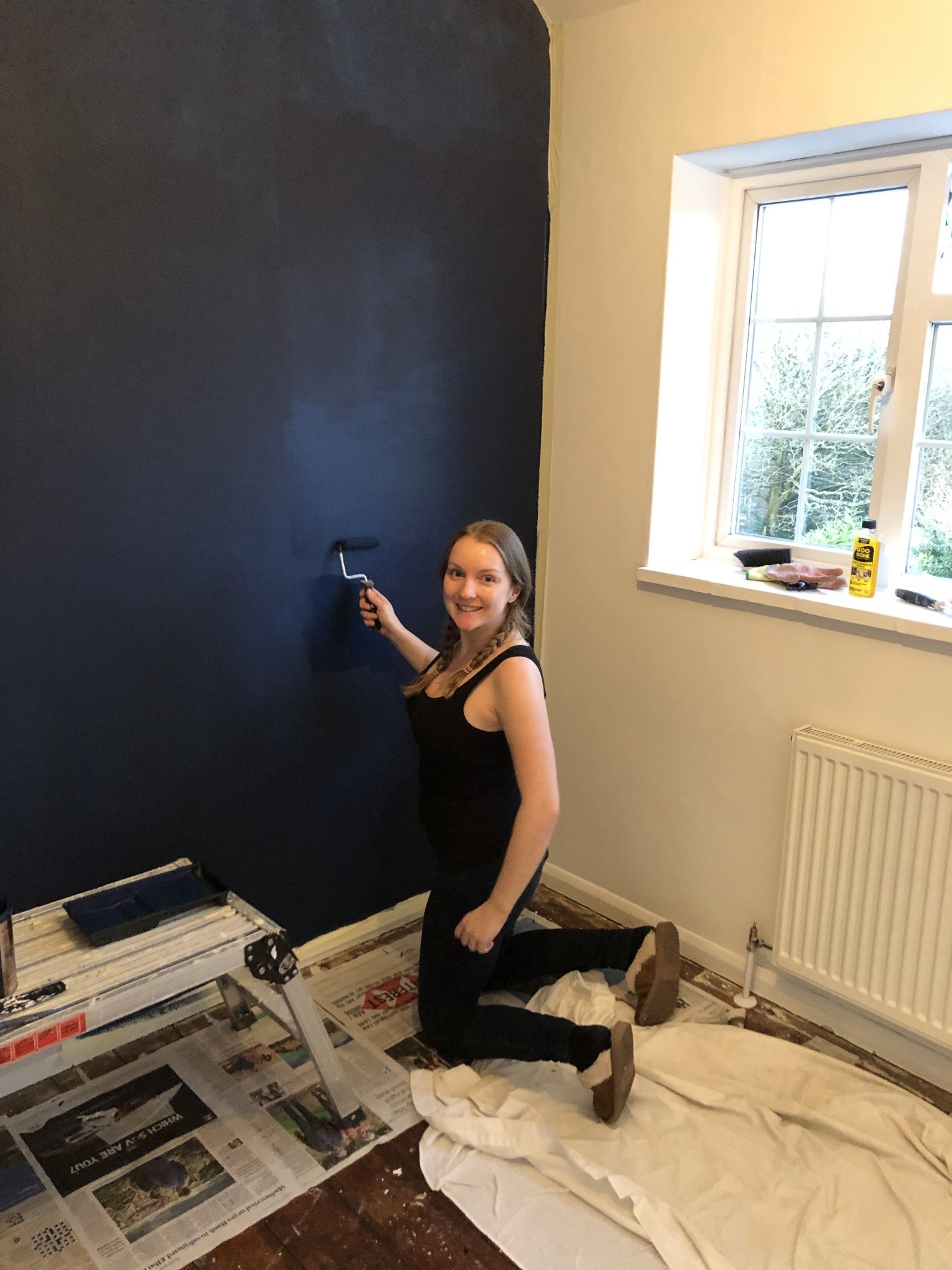 How to Paint Walls Without Streaks Emily May Designs