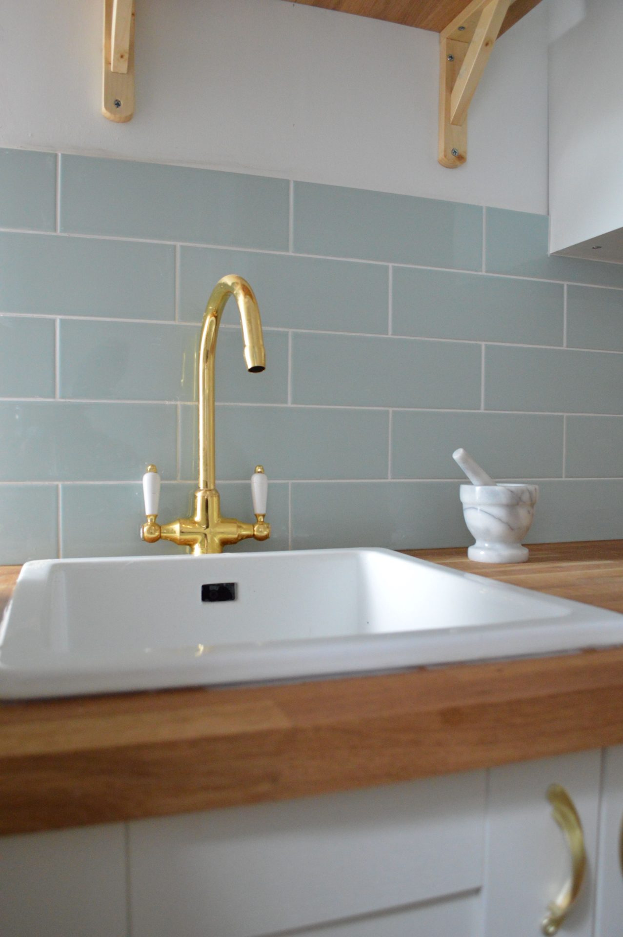Gold Kitchen Tap - Emily May Designs